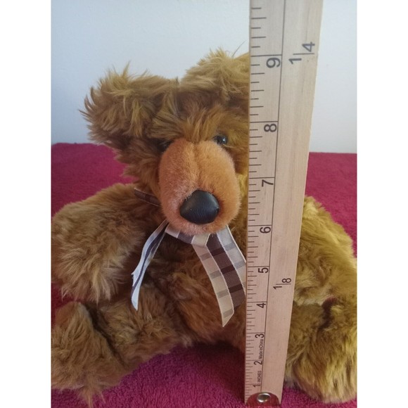 Vintage FAO SCHWARZ FIFTH AVENUE Plush Teddy Bear 9” Plush, super soft - Picture 5 of 5